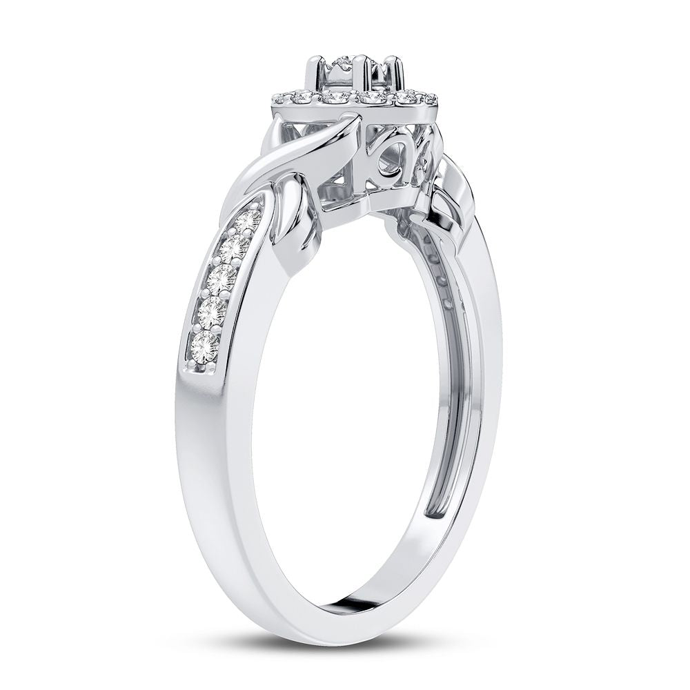 14K 0.17CT Diamond Ring