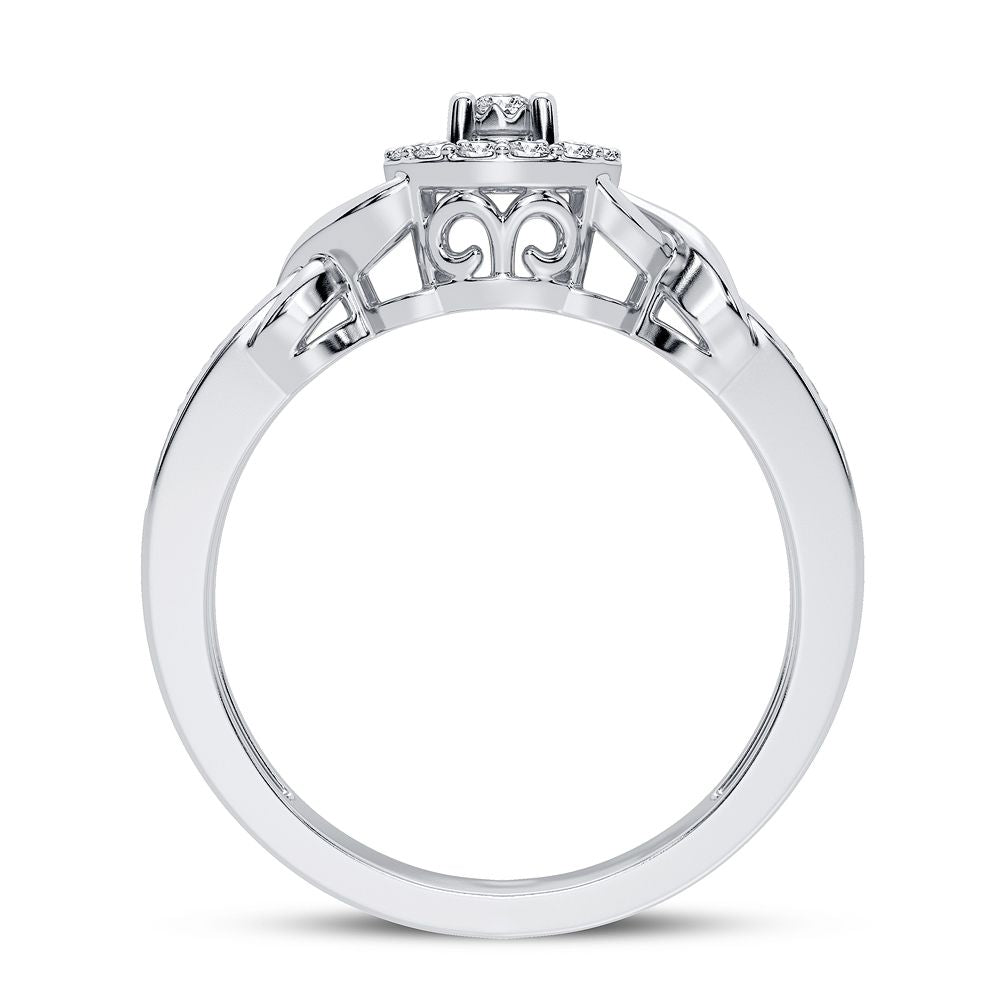 14K 0.17CT Diamond Ring