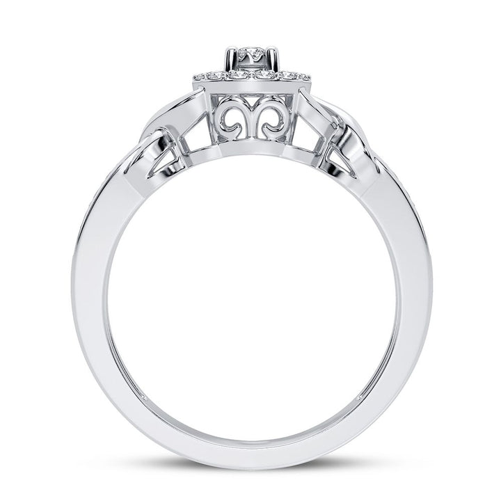 14K 0.17CT Diamond Ring