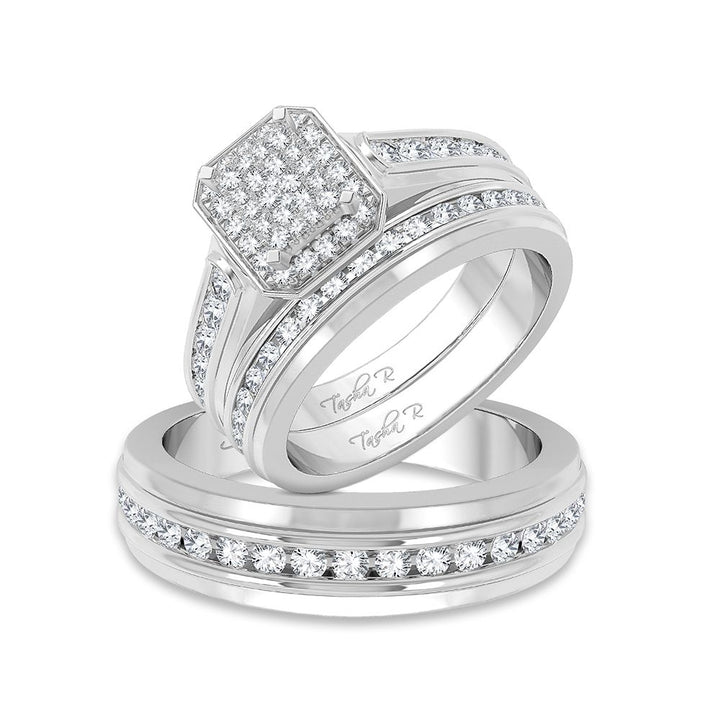 14K 1.42ct Diamond Trio Set