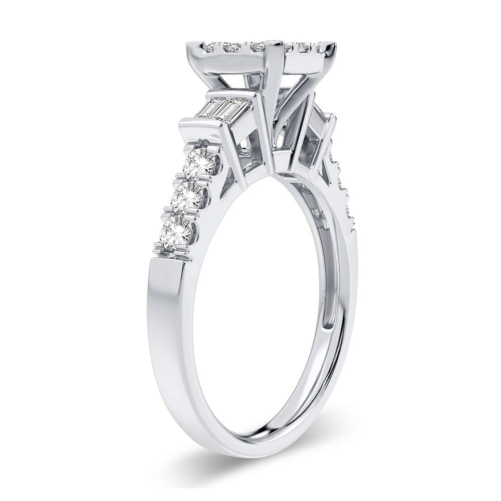 14K 0.78CT Diamond Ring