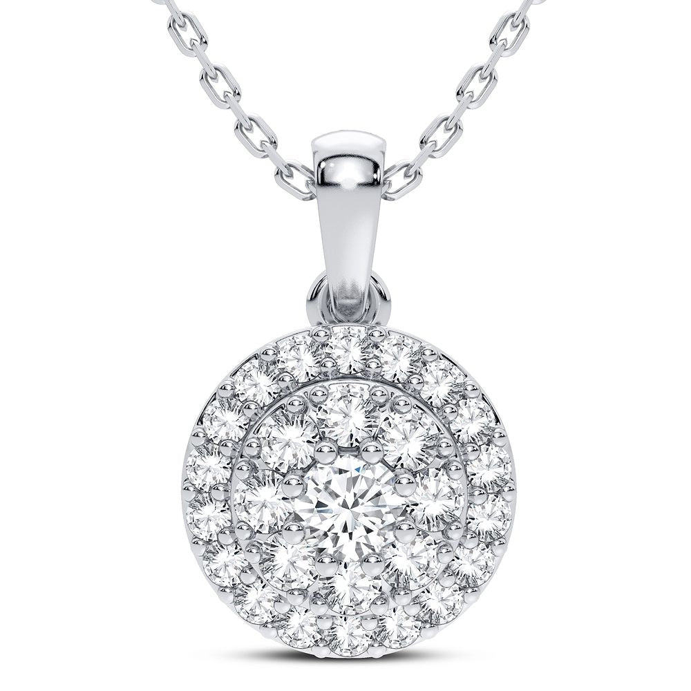 Magnifcnet 14K 0.33CT DIAMOND PENDANT