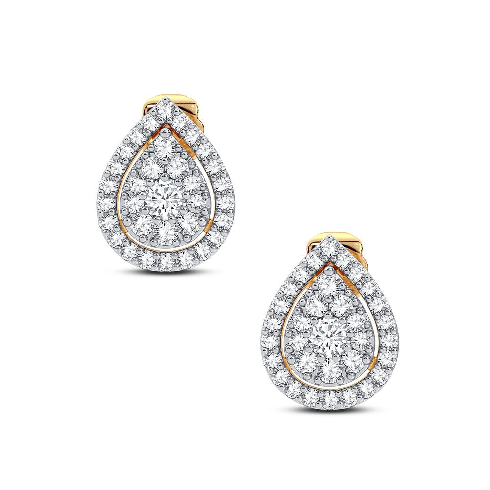 Beautiful 14K 0.31CT DIAMOND EARRING