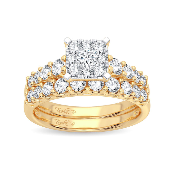 14K 1.00CT Diamond Bridal Ring