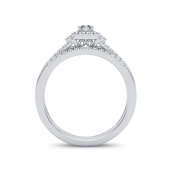 14K 0.33CT Diamond Bridal Ring