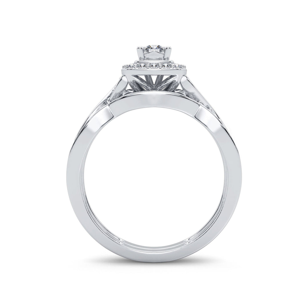 10K 0.40CT Diamond Bridal Ring