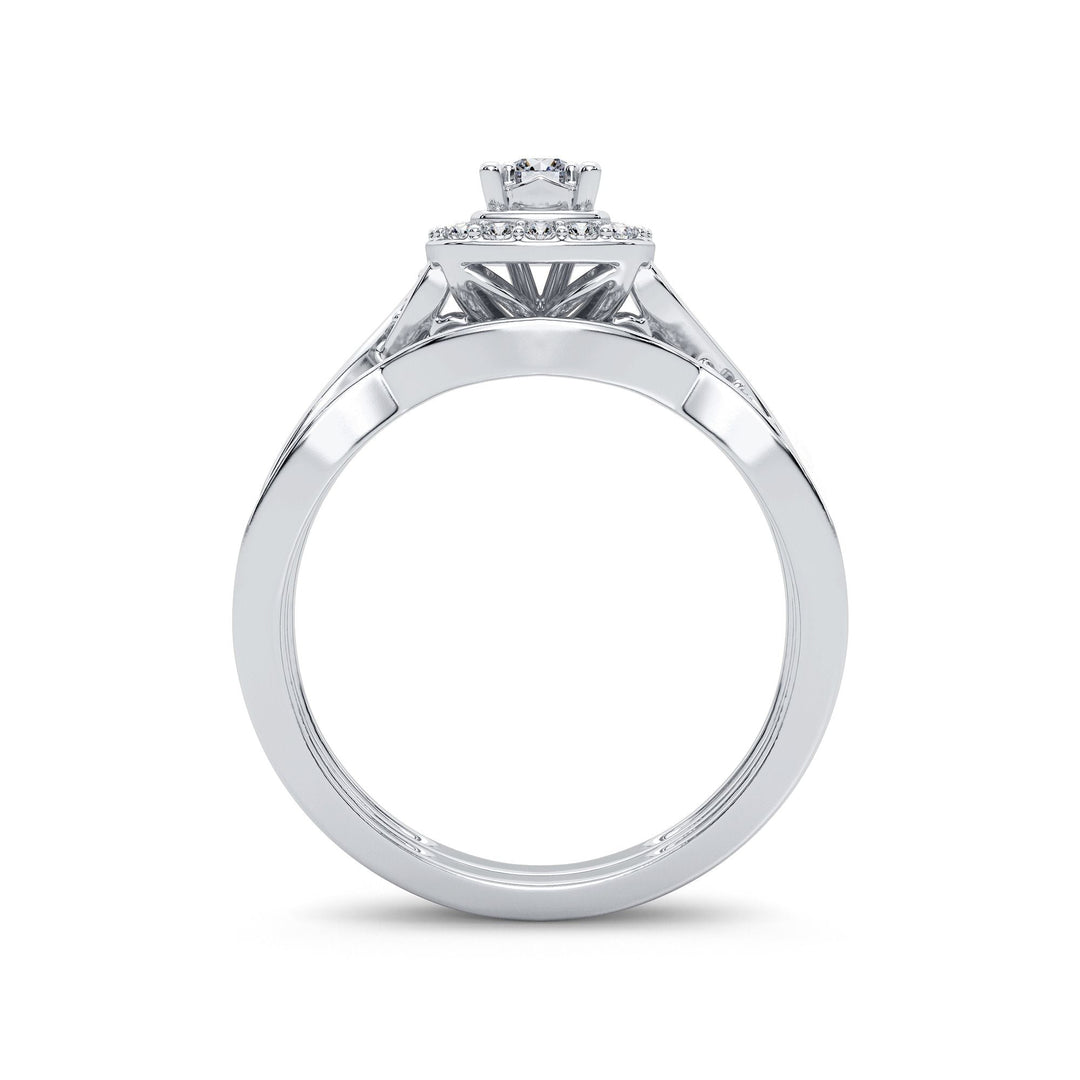 10K 0.40CT Diamond Bridal Ring