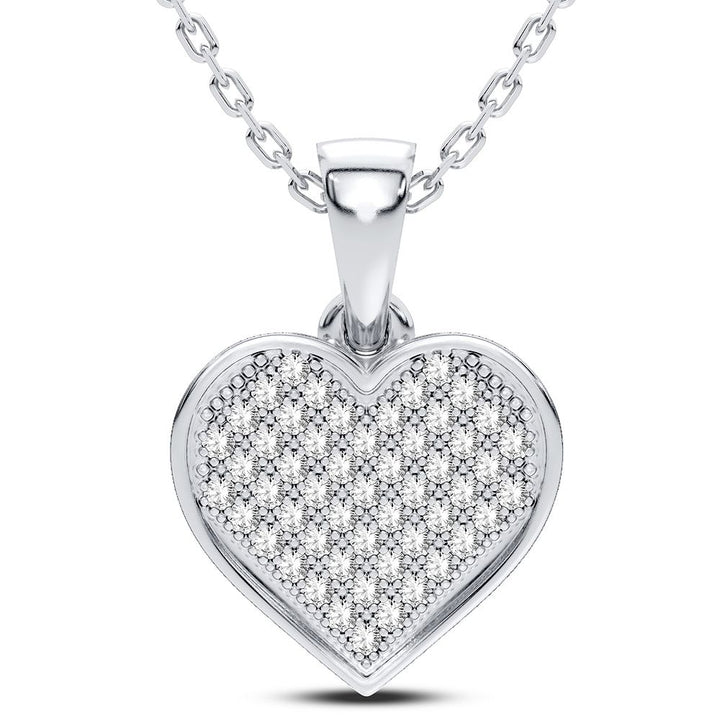 10K 0.12CT Diamond Pendant