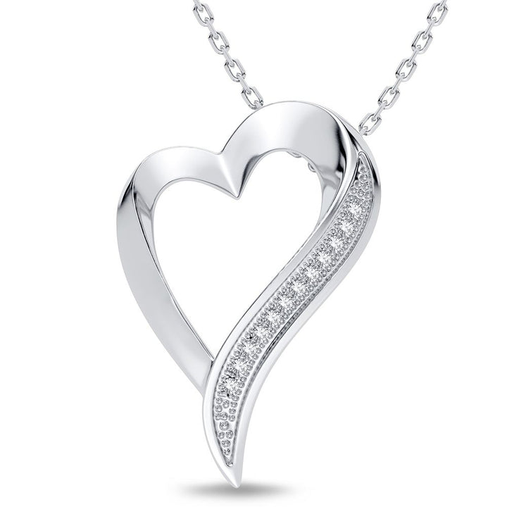 10K 0.02CT Diamond Pendant