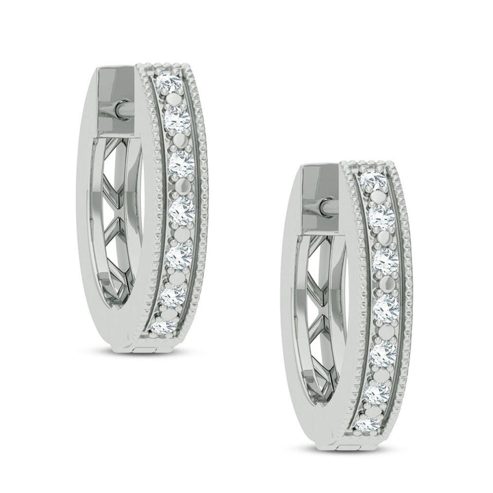 10K 0.03CT DIAMOND EARRING