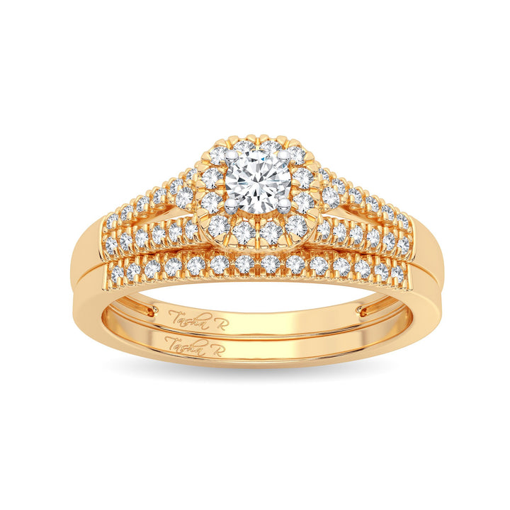 14K 0.33CT Diamond Bridal Ring