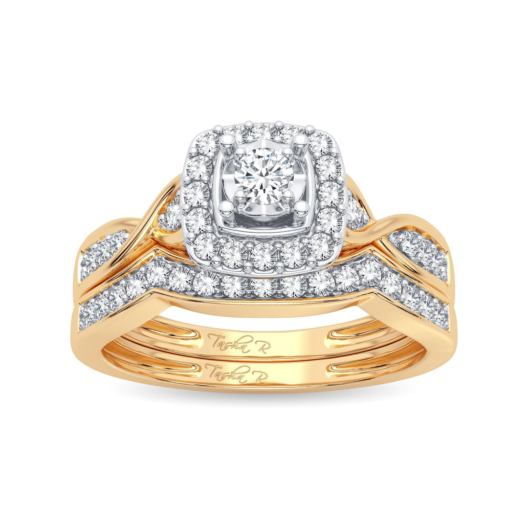 10K 0.40CT Diamond Bridal Ring