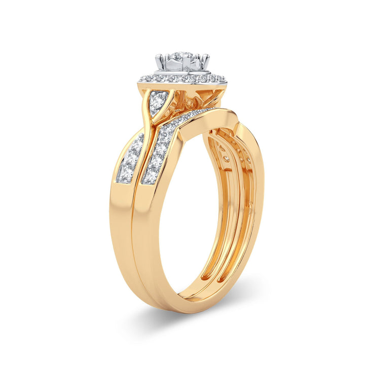 10K 0.40CT Diamond Bridal Ring
