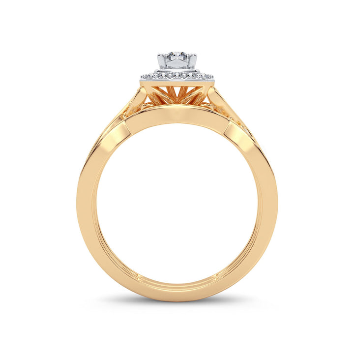 10K 0.40CT Diamond Bridal Ring