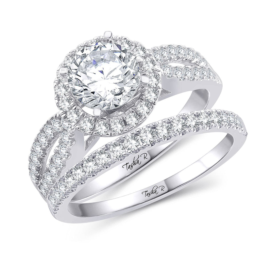 14K 0.75CT Diamond SEMI MOUNT