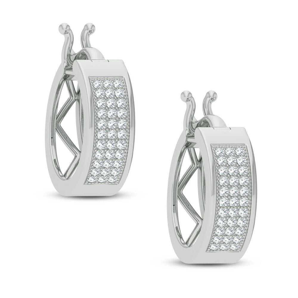 10K 0.15CT DIAMOND EARRING