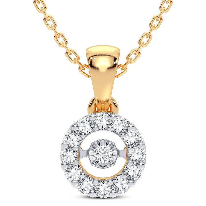 14K 0.12CT DIAMOND PENDANT