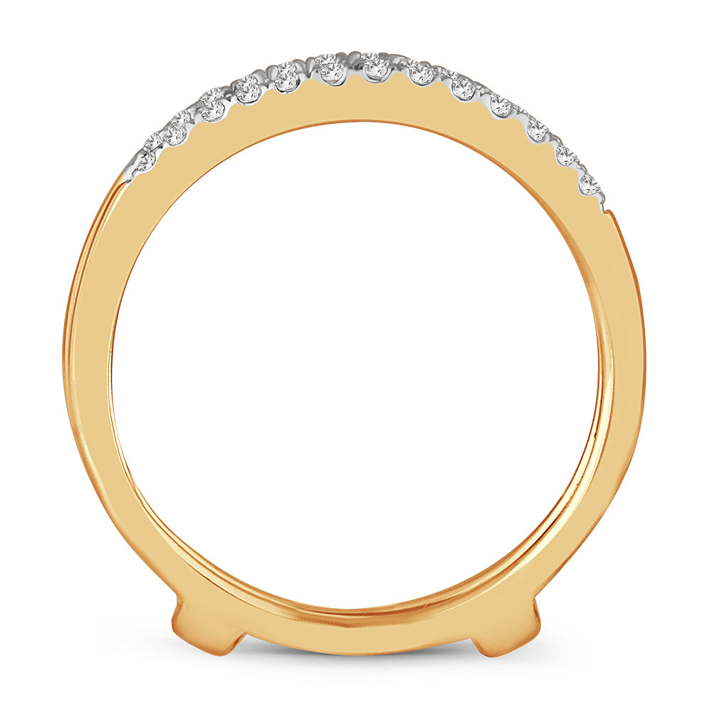 14K 0.26CT Diamond RING GUARD