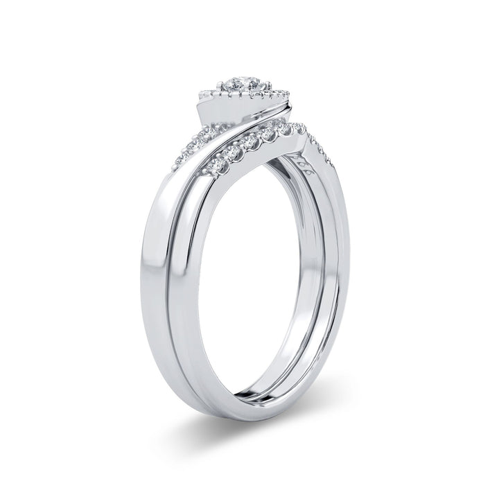 10K 0.33CT Diamond Bridal Ring