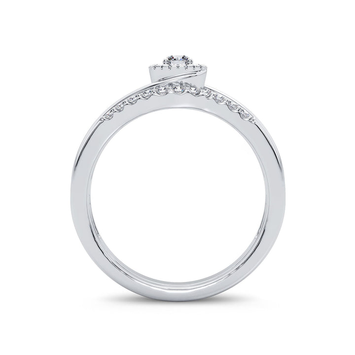 10K 0.33CT Diamond Bridal Ring