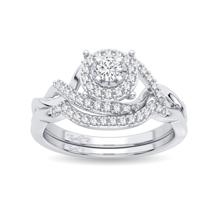 14K 0.33CT Diamond Bridal Ring