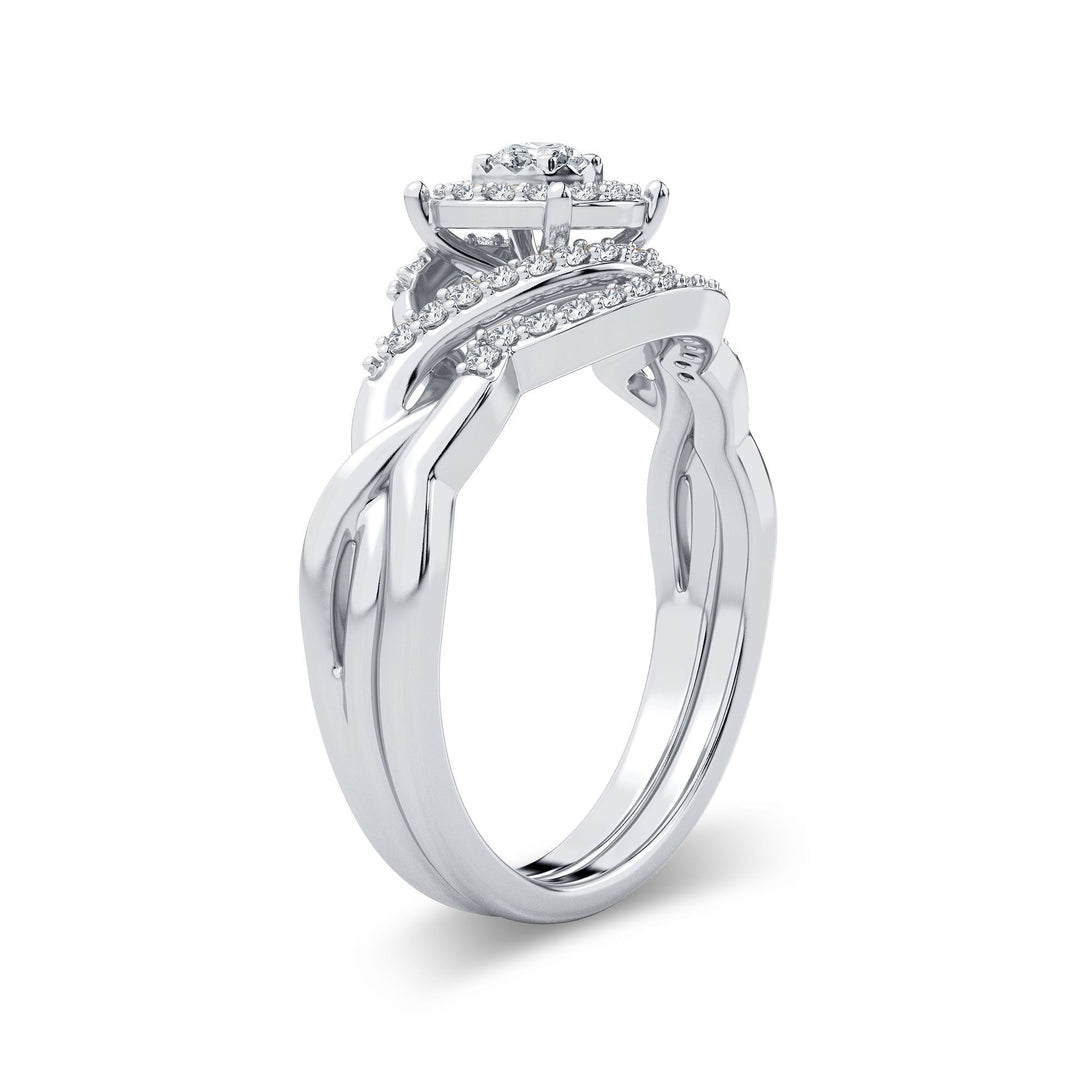 14K 0.33CT Diamond Bridal Ring