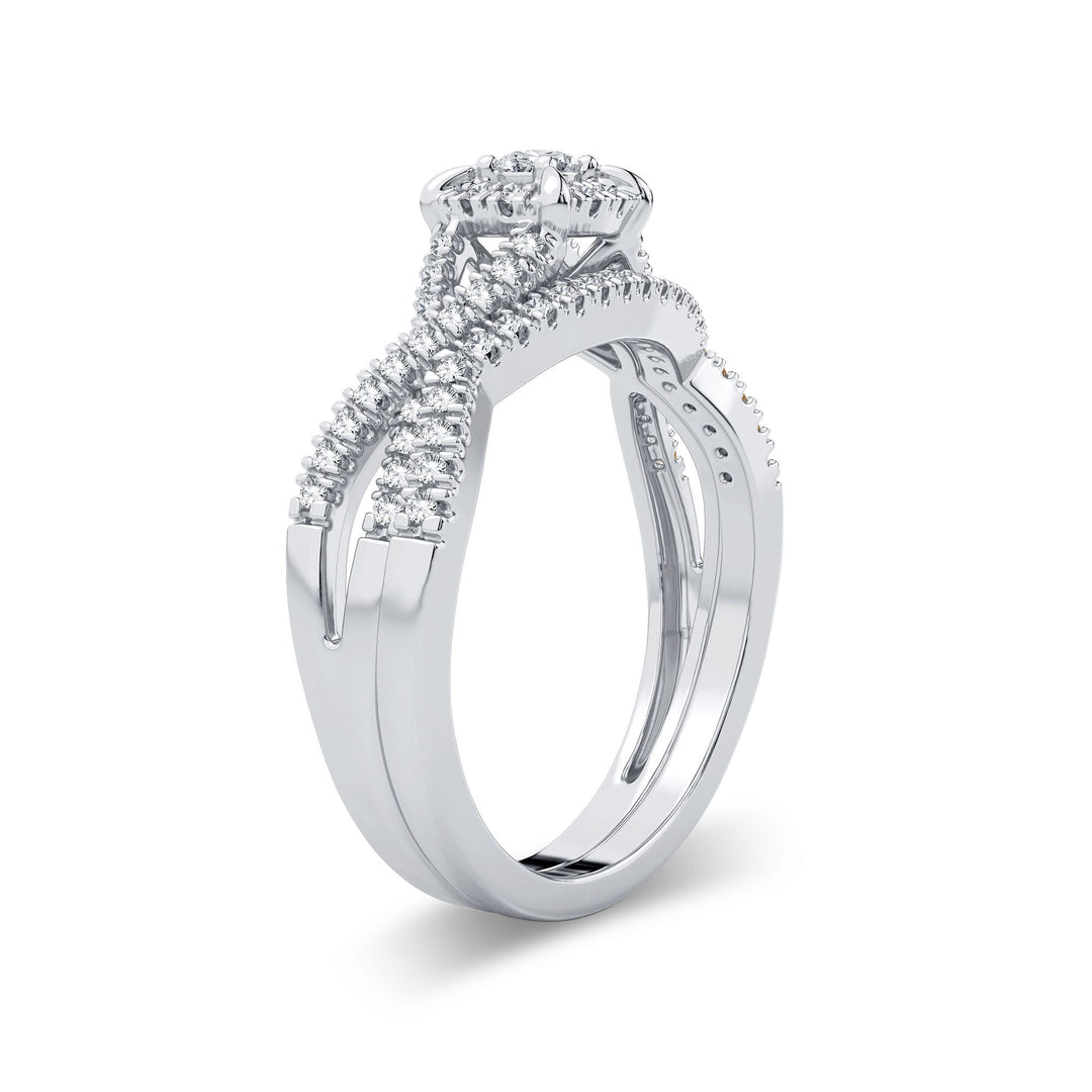 14K 0.33CT Diamond Bridal Ring