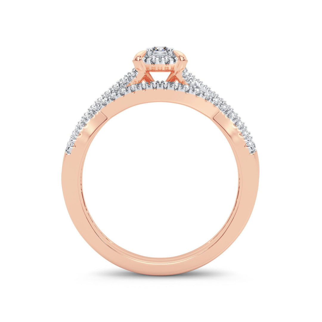 14K 0.33CT Diamond Bridal Ring