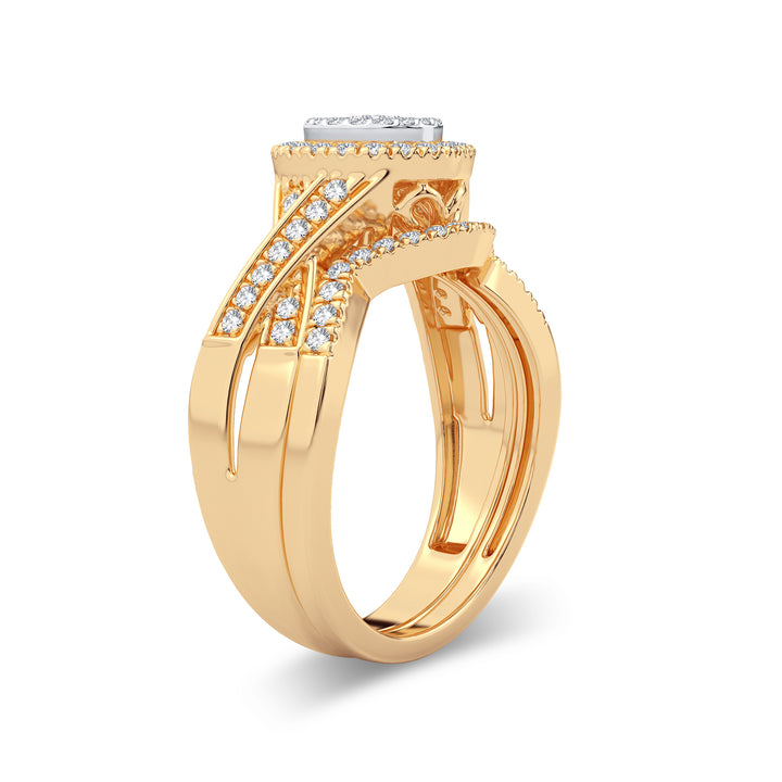 14K 0.40CT DIAMOND BRIDAL RING