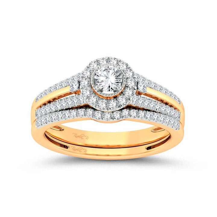 14K 0.50ct Diamond Bridal Ring