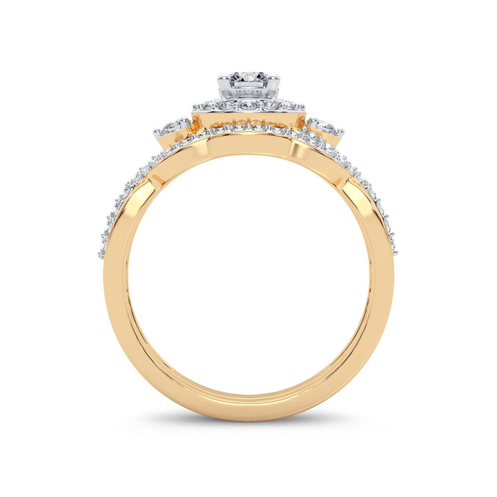 14K 0.50CT Diamond Bridal Ring