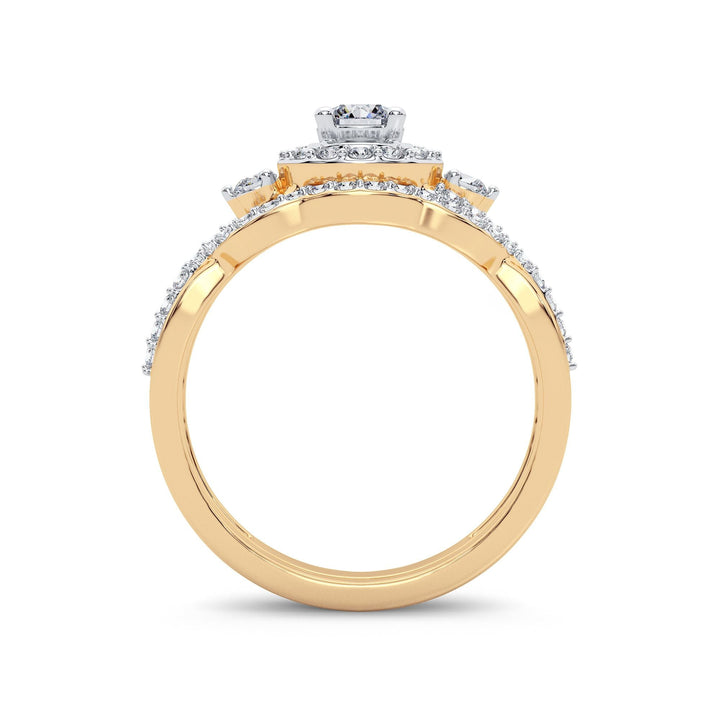 10K 0.50CT Diamond Bridal Ring