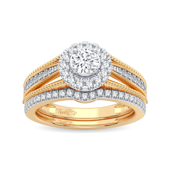 14K 0.50CT Diamond Bridal Ring