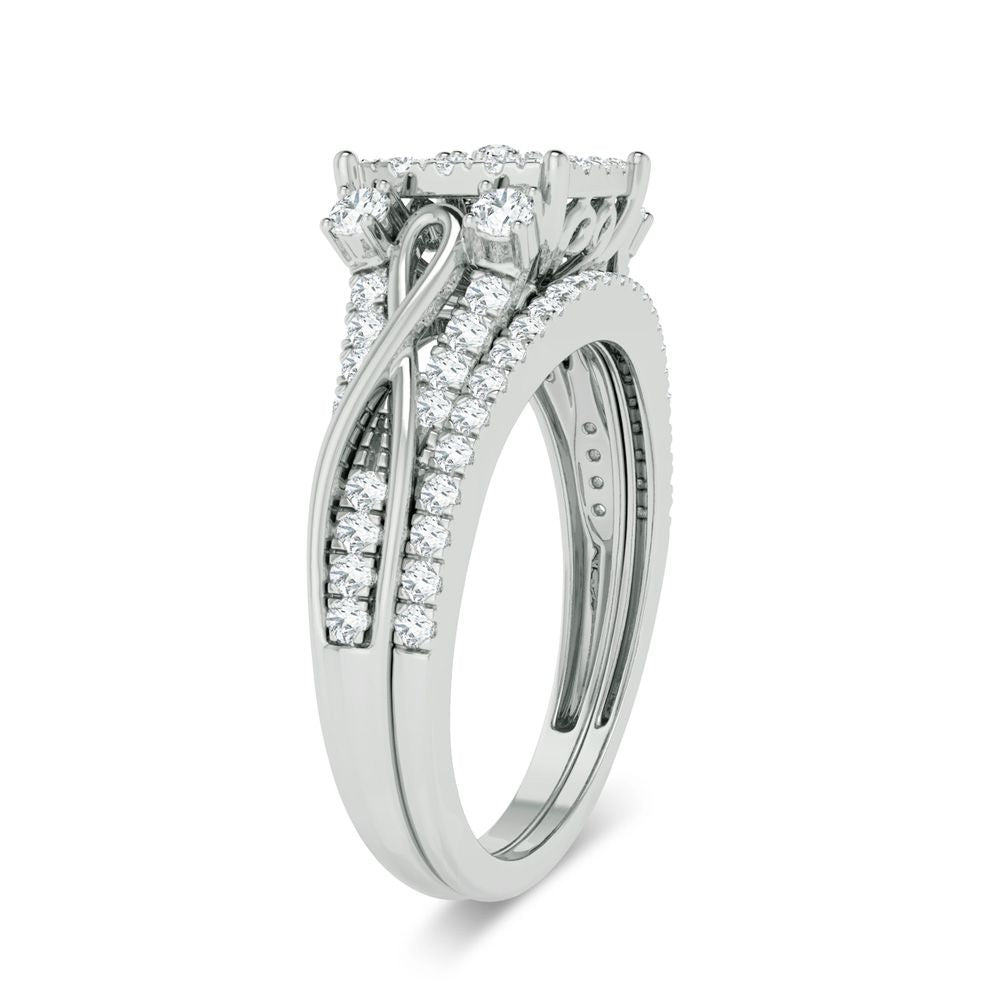 14K 0.50ct Diamond Bridal Ring