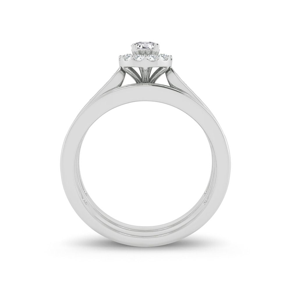 14K 0.50ct Diamond Bridal Ring