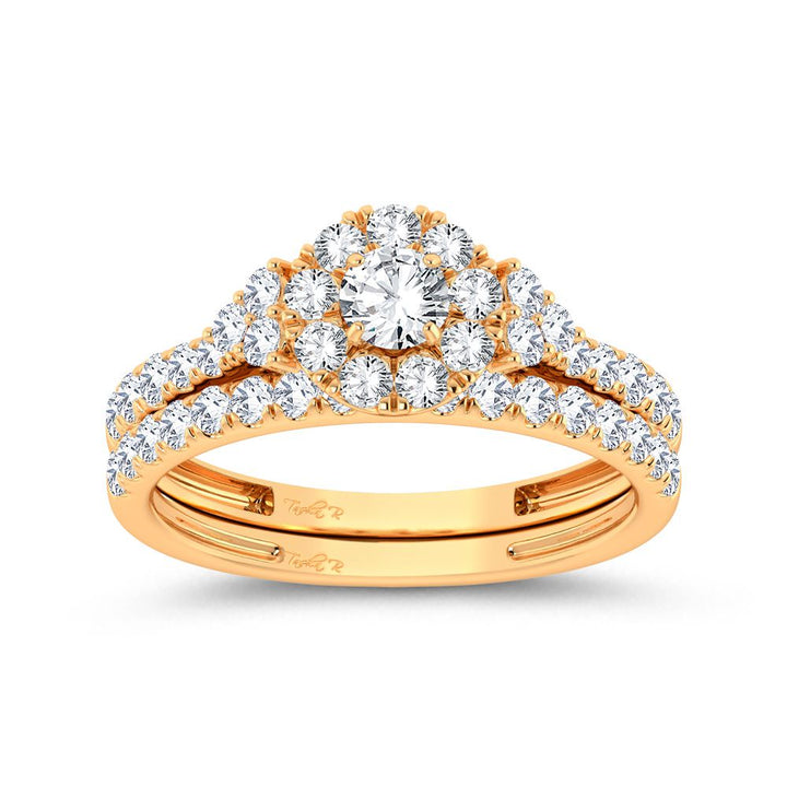 14K 1.00ct Diamond Bridal Ring