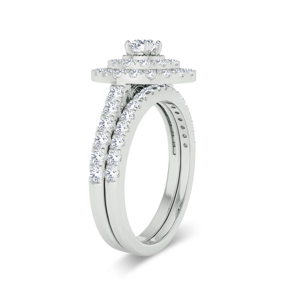 14K 1.00ct Diamond Bridal Ring