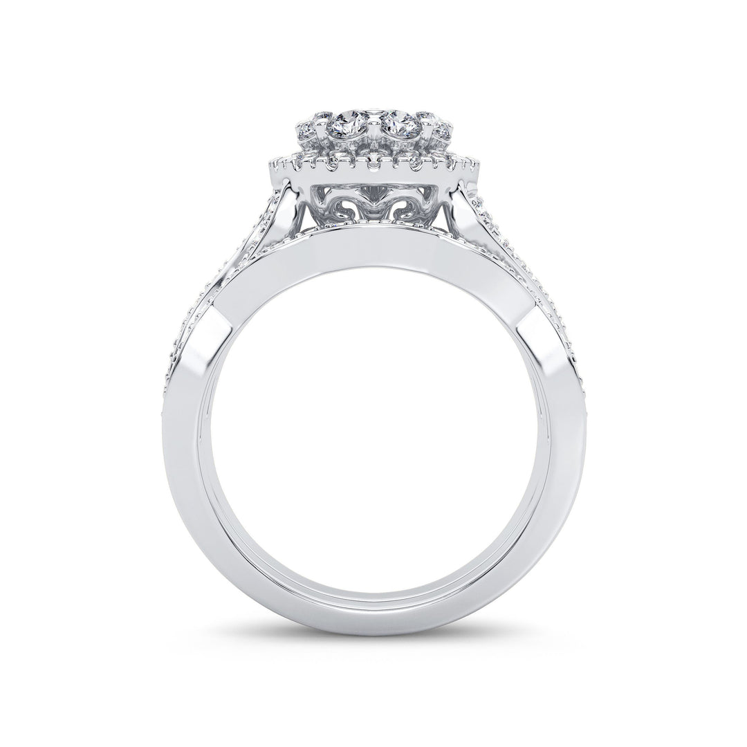 14K 1.25CT Diamond Bridal Ring