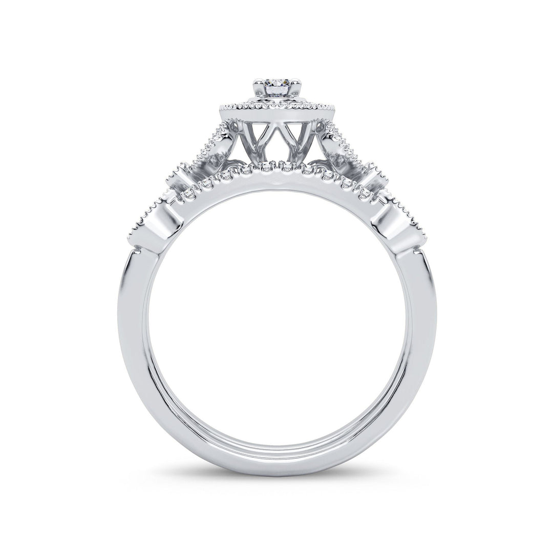 14K 0.33CT Diamond Bridal Ring