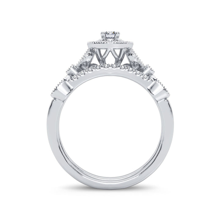 14K 0.33CT Diamond Bridal Ring