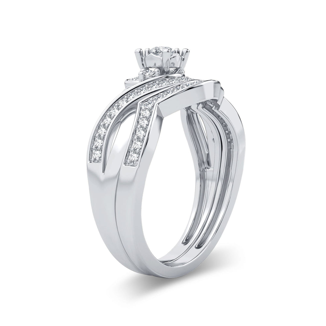 14K 0.33CT Diamond Bridal Ring