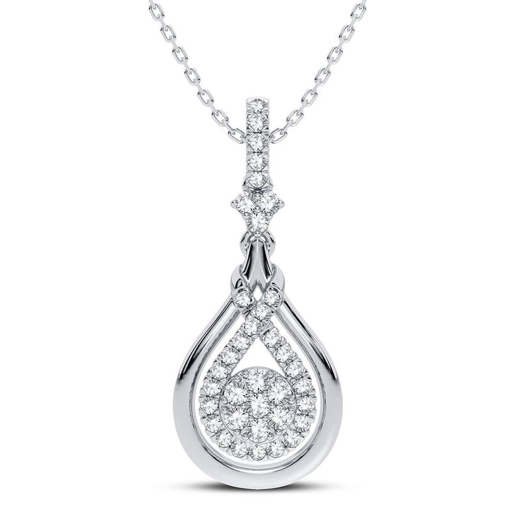 10K 0.33CT DIAMOND PENDANT