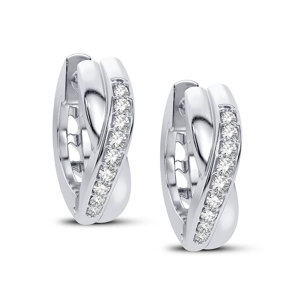 14K 0.05CT Diamond Earring