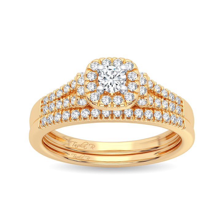 14K 0.33CT Diamond Bridal Ring