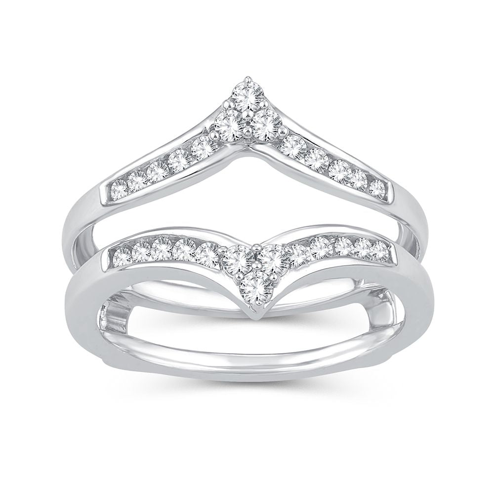 14K 0.33CT Diamond RING GUARD