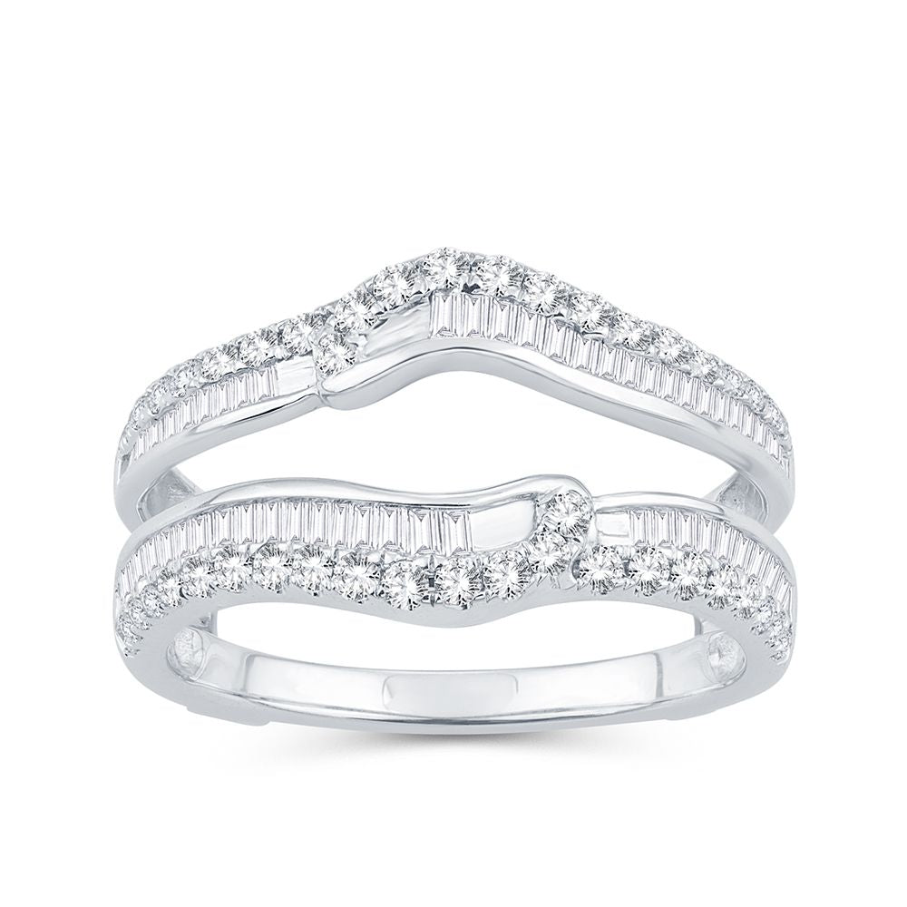 14K 0.75CT Diamond RING GUARD