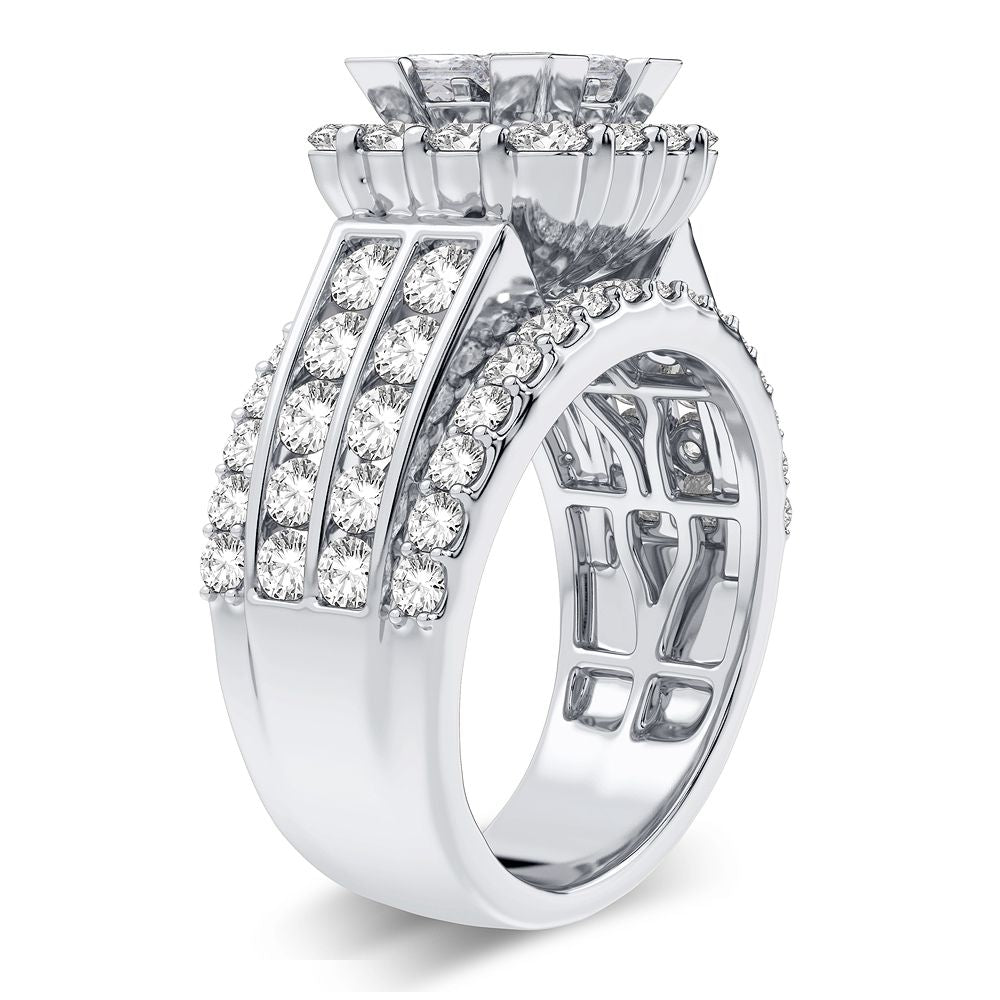 14K 3.00CT Diamond Bridal Ring