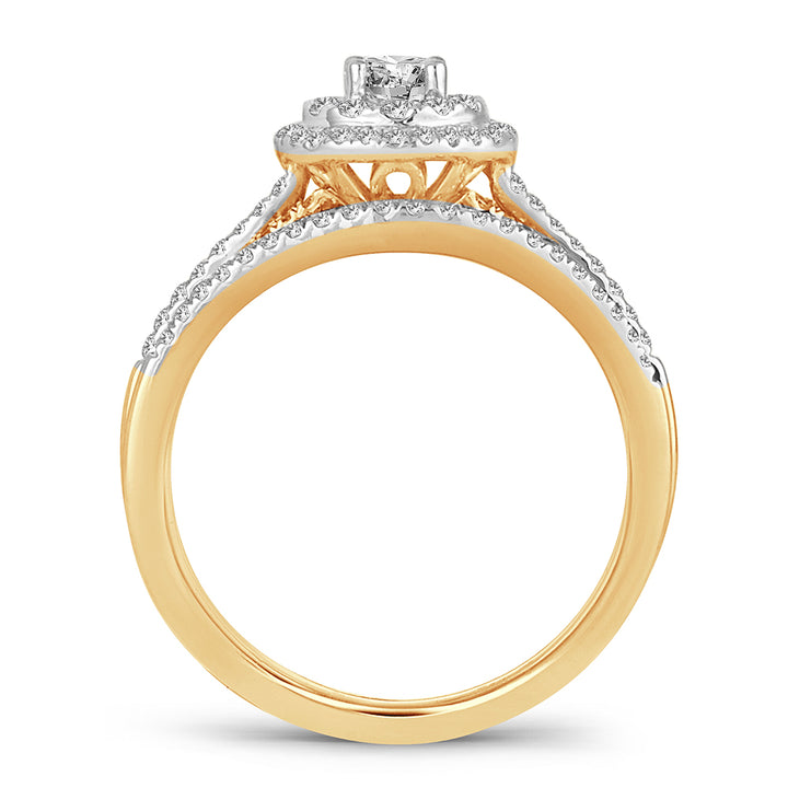 14K 0.75CT DIAMOND BRIDAL RING