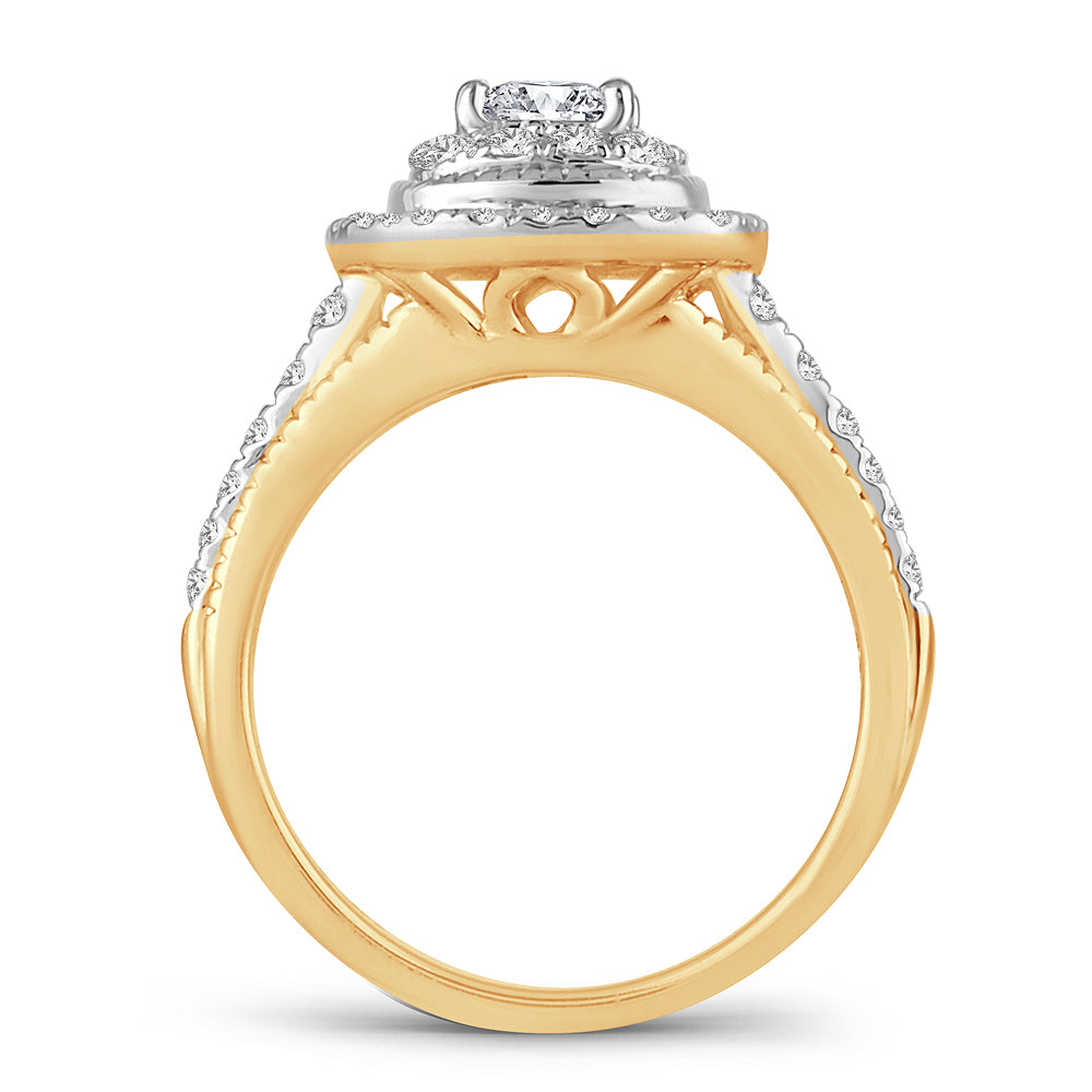 14K 0.76CT Diamond Engagement Ring