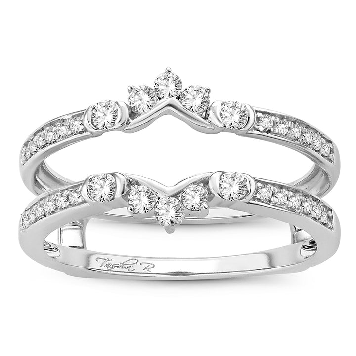 14K 0.34CT Diamond RING GUARD